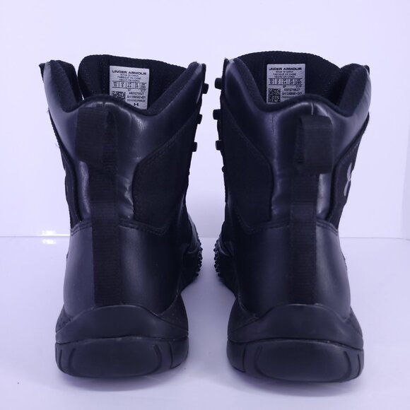 Under Armour Stellar Tactical Boots Mens 10 Black Combat Military - Picture 7 of 15